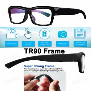 Lunettes TR90 Frame des lunettes intelligentes Smart Lunes SPION KAMERA BRILL HD1080P PRENDRE PHOTO VIDÉO ESPIA CAMARA GAFAS USB OTG F Android