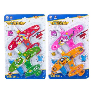 Glide Catapult Small Aircraft Eva Rubber Band Catapulte Powered mousse Aircraft Children's Toys