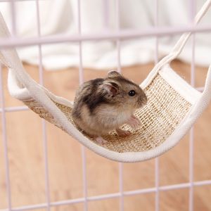 Glider Cage Hanging Toy Hanging Nest Chipmunk Summer Straw Sleeping Nest Small Pet Hammock 1222342