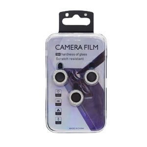 Verre de protection de film d'objectif de caméra scintillant pour iphone 15 pro 14 13 12 11 caméras arrière Eagle Eye protecteur d'écran 9H avec emballage de vente au détail