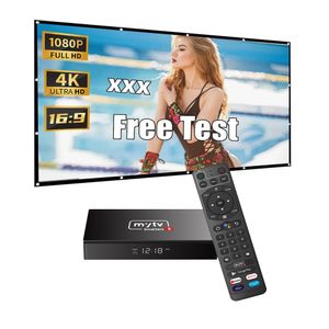 Boîtier TV intelligent en streaming mondial 4G 32G T9 MYTV SMARTERS 3 Android 11 MAGNUM Crystal OTT cobra STB Europe lecteur DINO support test gratuit