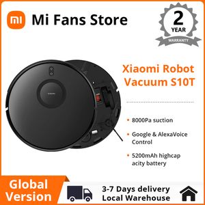Version mondiale Xiaomi Robot aspirateur S10T 5200mAh batterie Anti-enchevêtrement 8000Pa aspiration LDS Laser Navigation commande vocale