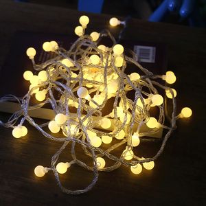 Tira de luces LED de 16 pies/50 ledes, 32 pies/100 ledes, multicolor, resistente al agua, ip65, luz de hadas para jardín, Patio, fiesta de árbol de Navidad