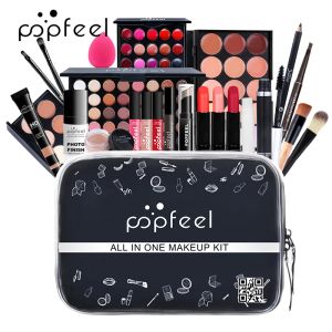 Le nouveau maquillage brillant ensemble tout pour 1 kit de maquillage réel et gratuit