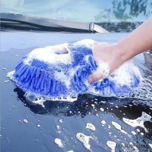 Glove Microfiber Car Washer Sponge Cleaning Car Care Detailing Brushes Washing Towel Auto Gloves Styling R230629