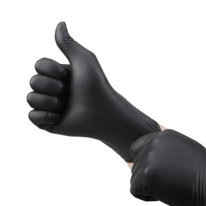 Gants 100pcs gants nitrile étanche gants de travail gants plus épais gants en nitrile pour les gants jetables chimiques mécaniques