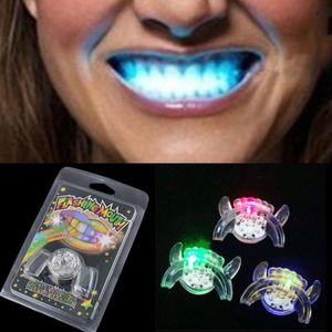 Lueur dent drôle Led Rave jouet lumière LED enfants enfants jouets lumineux clignotant Flash orthèse bouche garde pièce lueur fête fournitures