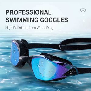 Goggles HD Anti Fog Professional Competition Swimming Goggles Men Women Water Sports Eyewear Glasses Adjutable Adult Swim Race Goggles P230408