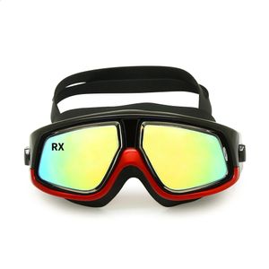 goggles Rx Lunettes de natation sur ordonnance Hyperopie Myopie Lunettes de natation optiques Masque de plongée correctif Bouchons d'oreille gratuits Étui de rangement 231109