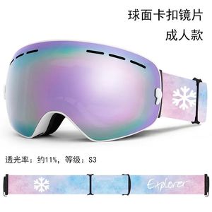 Goggles Ski Goggles NATFIRE Double Layers Anti fog UV400 Snowboard Snow Snowmobile Glasses Eyewear Outdoor Sport Skiing Googles 230920