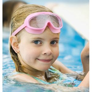lunettes silicone souple grand cadre large vision enfants lunettes de natation antibuée UV réglable enfants 314Y garçon filles piscine lunettes de natation 230617