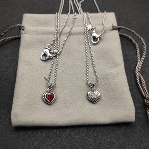 Collier en or 18k plaqué Luxury Heart Pendant Hip Hop Diamond Designer Bijoux Colliers For Jewelry Party Anniversary Gift Wholesale