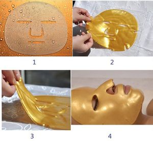 Crystal Collagen Gold Masque facial Masques anti-âge hydratants Outils de soins de la peau