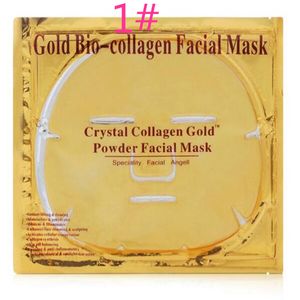 Gold Bio Collagen Mascarilla facial Mascarilla Crystal Gold Powder Collagen Mascarilla facial Hojas Hidratante Belleza Productos para el cuidado de la piel