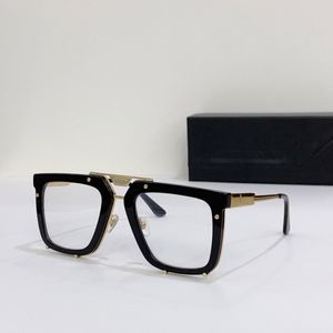 Or noir lunettes lunettes cadre 648 lunettes montures de lunettes lunettes optiques hommes mode lunettes de soleil cadres avec boîte