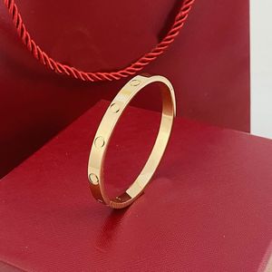 Bracelets d'or pour hommes femmes bijoux de mode classiques bracelets de style sud-américain luxe 18k rose rose plaquée titane dia296y