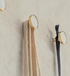 Crochets muraux décoratifs en laiton doré, crochets pour serviettes, manteaux, chapeaux, cintres muraux pour suspendre des objets, Modern6064908