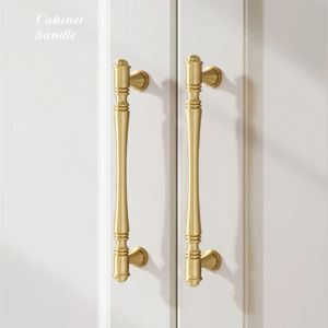 Gold Cabinet Patriez du bureau Tiroir Pull Meuble Boutage de porte pour le tiroir Mobilier de meubles en gros accessoires de cuisine