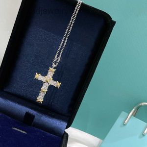 Gold Cross rempli en gros en gros, chaîne de bijoux de bijoux à la main Link Pendant Collier Pendant Collier For Women Men Set Couple Fashion Wedding Party Thanksgiving Day Valentin Cadeaux