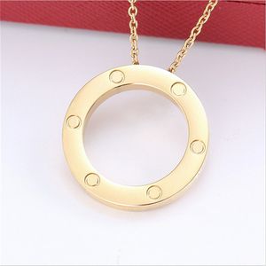 collier de créateur en or femme pendentif en diamant en acier inoxydable bijoux de luxe mariage Saint Valentin pour petite amie femme en gros serrure amour collier sur le cou