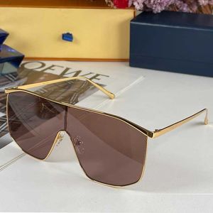 Gafas de sol con máscara de oro 2022 Otoño/Invierno Nuevo estilo noble Maison Craft Logotipo de 5 elementos con lente de remache esmaltado Patillas delgadas Gafas de lujo para mujer Z1717 Lunettes