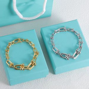 Bracelet en titane à la mode en or et argent pour hommes et femmes avec le même bracelet de couple, cadeau de Saint-Valentin, bijoux de créateur, frais de port gratuits.