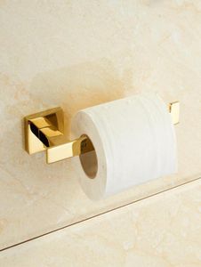 Porte-papier hygiénique en or, porte-rouleau de papier toilette Vintage créatif européen, accessoires de salle de bains en laiton massif 2752204