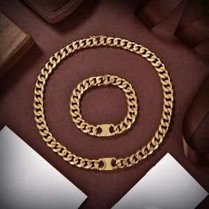 Cadena de eslabones cubanos dorados, cadenas de eslabones gruesos, collar de diseñador chapado en oro de 18 quilates para hombres y mujeres