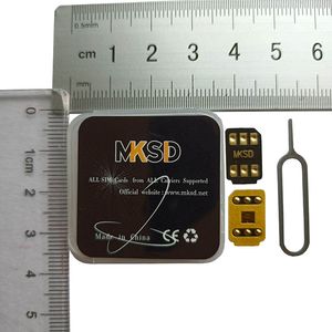 Boîte dorée MKSD V1.9 QPE Esim TSIM IMSI ICCID MNC pour intel(7-11prm) Qualcomm(7-15)menu avec colle 3M pour iphone 6 7 8X11 12 13 14 15