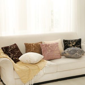 Or peluche fourrure blanc housse de coussin 43x43 taie d'oreiller décorative pour canapé décor à la maison taie d'oreiller gris fourrure housse de coussin 0624