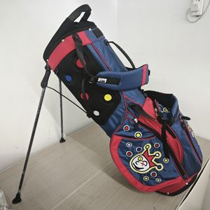 Golf Bags Blue and red Stand Bags Clown design Canvas Unisex Light golf bag Contact us for more pictures