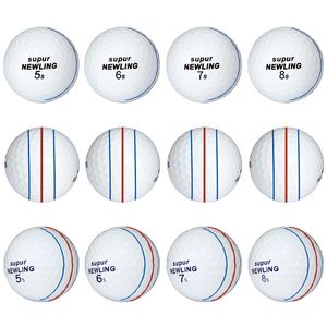 Supur Ling Dual-Layer Golf Balls - Pack of 12, High-Performance, White, Extra Long Distance