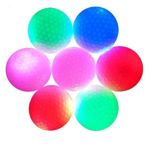 Balles de golf Balle de Golf avec LED balle d'entraînement de nuit de Golf LED balle de Golf électronique balle d'entraînement de Golf aide à la pratique 231213