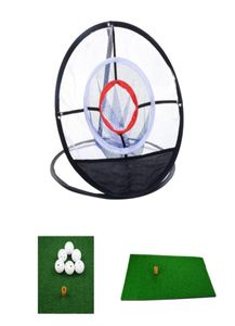 Golf Chipping Practice Net Golf Popup intérieur Chipping extérieur Cages de tangage pratiques Easy Net Golf Training AIDS1298744