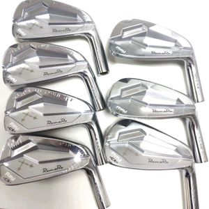 Clubes de golf Romaro Ray Cx Forged Irons Fast Silver Men's Derecho Derecho 4-9P Eje de acero de grafito R S Sr Flex Head-Tartover y agarres