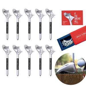 Tees de golf 10 support de balle rhombique à insertion diagonale augmente la vitesse Tee d'entraînement avec emballage cadeau accessoires 230331