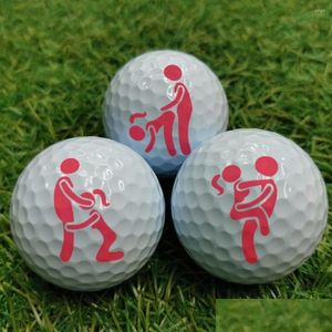 Aides à la formation de golf 1PC Funny Adt Humor Signal Ball Marker Outil d'alignement Modèles Line Liner Modèle Drop Livraison Sports en plein air Dhnei