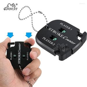 Ayudas de entrenamiento de golf 1pc Mini Score S Stroke Counter Clicker Llavero para juego Scorekeeper Deporte al aire libre Marcador Regalo Golfistas