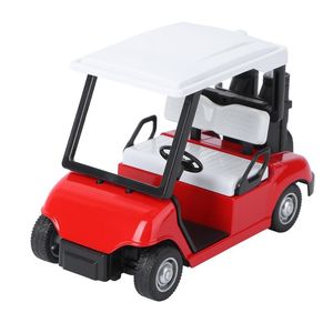 Ayudas de entrenamiento de golf Carrito de golf en miniatura Juguete modelo fundido a presión Aleación de coche a escala 1:20