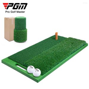Aide à l'entraînement de golf Tapis PGM Portable TPE Durable Pad Home Office Outdoor Gazon artificiel pour la pratique du bâton de swing