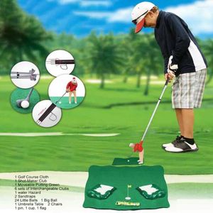 Aide à l'entraînement de Golf, ensemble de jeux de Mini Club en plastique, balle d'entraînement, jouet de sport pour enfants, éducatif d'intérieur Parent-enfant pour