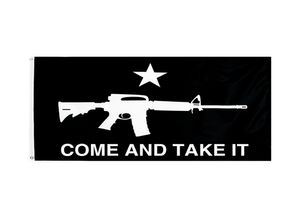 Gonzales Historical M4 Carbin Gun Molon Flag Labe Venez et prenez-le entièrement pour expédier Stock Flaglink Hanging4792221