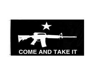 Gonzales Historical M4 Carbin Gun Molon Flag Labe Venez et prenez-le entièrement pour expédier Stock Flaglink Hanging547810