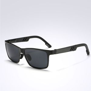 Bonne qualité mode aluminium magnésium HD lunettes de soleil polarisées hommes lunettes de conduite classiques UV400 hommes conduite lunettes de soleil vente d'usine