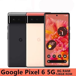 Google Pixel 6 5G 6.4" 8GB RAM 128GB ROM NFC Google Tensor Octa Core Unlocked Original Cell Mobile Phone Android Smartphone
