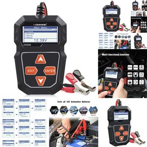 GPS GPS KW208 12V 100 à 2000cca Démarrer l'analyseur de circuit de charge 12 volts Tester de batterie pour la voiture GPS GPS