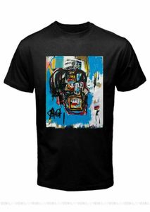 Graffiti Basquiat Jean Michel Artista sin título 1982 Short Mouwen Black Tops Tea Tshirt Custom Print4567116