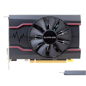 Cartes graphiques Sapphire Rx550 2 Go DDR5 PC Ordinateur de bureau Carte de jeu Pci-E X16 Utilisé Drop Delivery Ordinateurs Composants de réseau Dhlfs