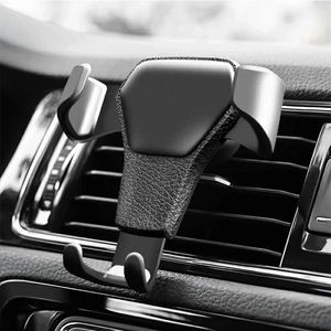 Gravity Car Holder For Phone Air Vent Clip Mount Mobile Cell Stand Bracket Smartphone GPS Support For iPhone 13 12Pro Max Xiaomi Samsung