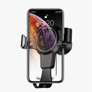 Gravity Car Mount Holder Air Vent Cell Phone Holders Universal pour iPhone Samsung Huawei Android Smartphones DHL Fast